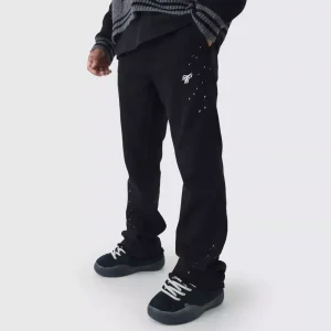 Relaxed Edizione Heavyweight Pintuck Split Hem Joggers