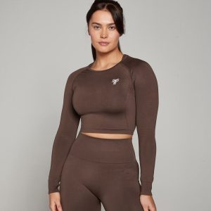 Ultra Seamless Crop Top - Stone Blue