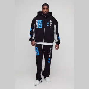 Oversized Interlock T-shirt And Jogger Tracksuit
