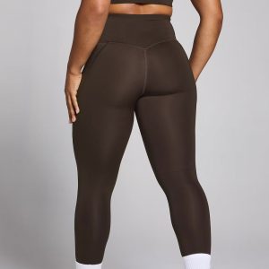 Abstract Leggings - Marine Blue