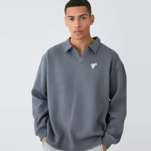 Oversized Short Sleeve Bonded Scuba Polo