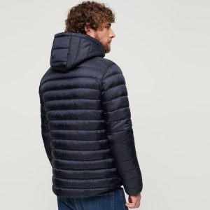 Hooded Sports Puffer Jacket