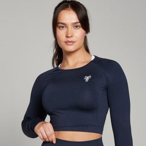 Short Sleeve Crop Top - Black